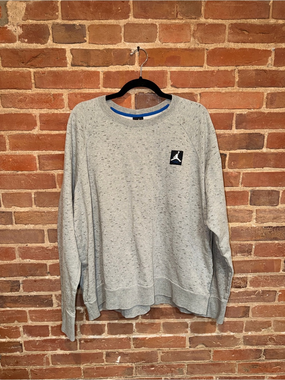Jordan Light Heather Grey Crewneck Sweatshirt 3XL